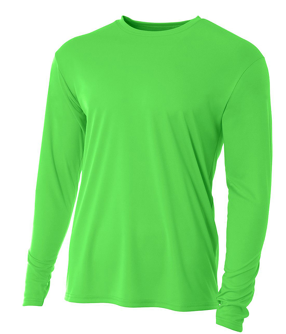 A4 N3165 Cooling Performance Long Sleeve T-shirt